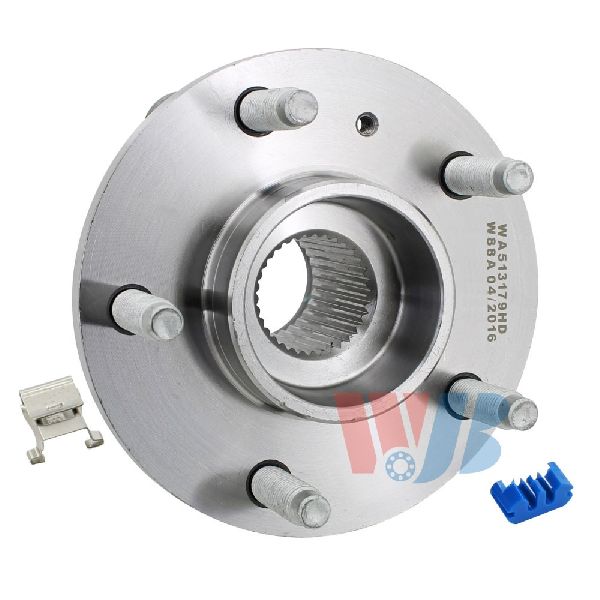 Wheel Bearing and Hub Assembly - Front, Rear (WJB WA513179HD)