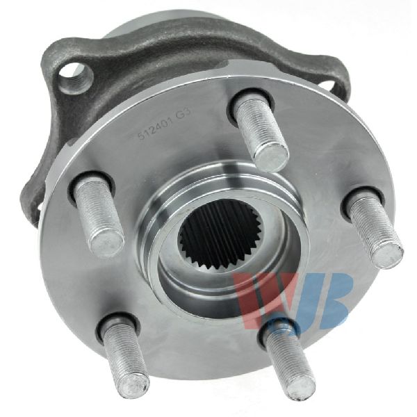Wheel Bearing and Hub Assembly - Rear (WJB WA512401)