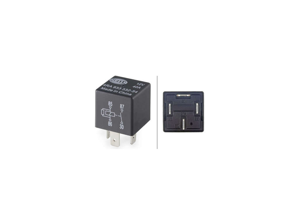 A/C Clutch Relay - Front, Rear (Hella W0133-1937339)