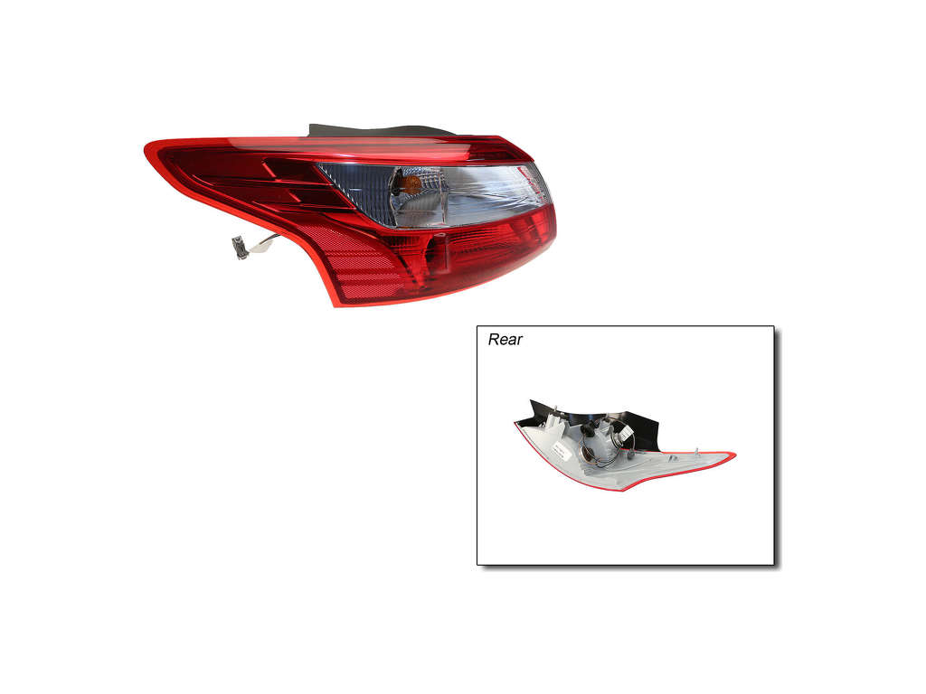 2014, 2013, 2012 Ford Focus Tail Light Assembly