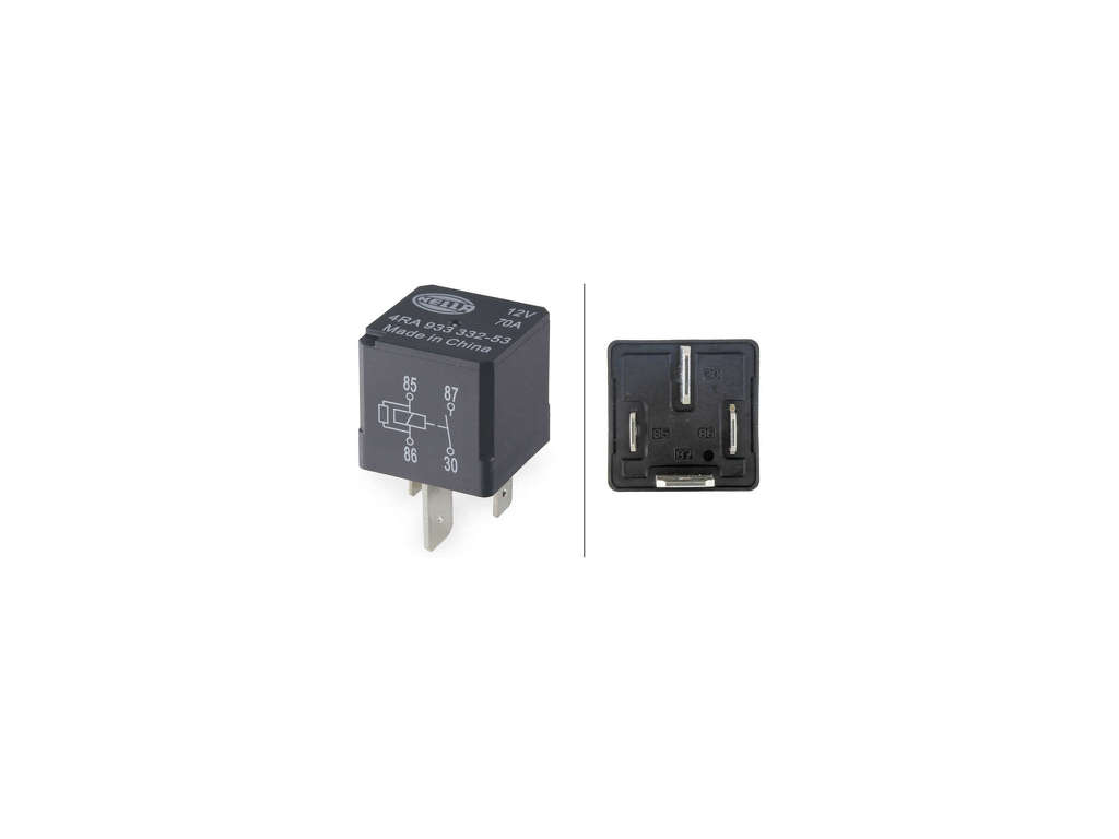 Accessory Power Relay - Front, Rear (Hella W0133-1969895)