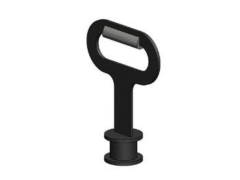 Fifth Wheel Trailer Hitch Handle