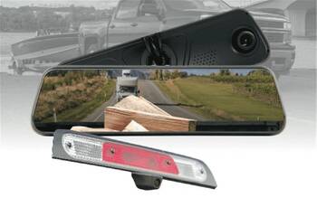 Park Assist Camera and Interior Rear View Mirror Kit