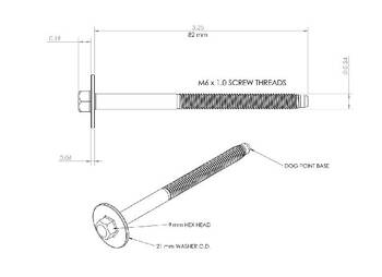 Engine Valve Cover Bolt Kit