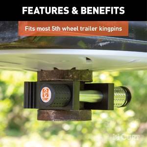 Fifth Wheel Trailer Hitch King Pin Lock