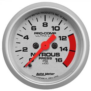 Nitrous Oxide Pressure Gauge