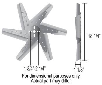 Engine Cooling Fan Blade