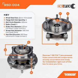 Wheel Bearing and Hub Assembly