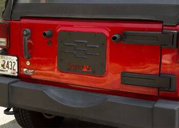 Spare Tire Carrier Delete Plate