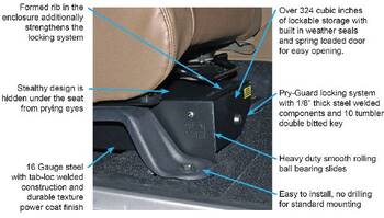 Seat Storage Drawer
